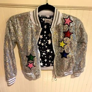 Lola and the Boys Sequin Unicorn Jacket size 6